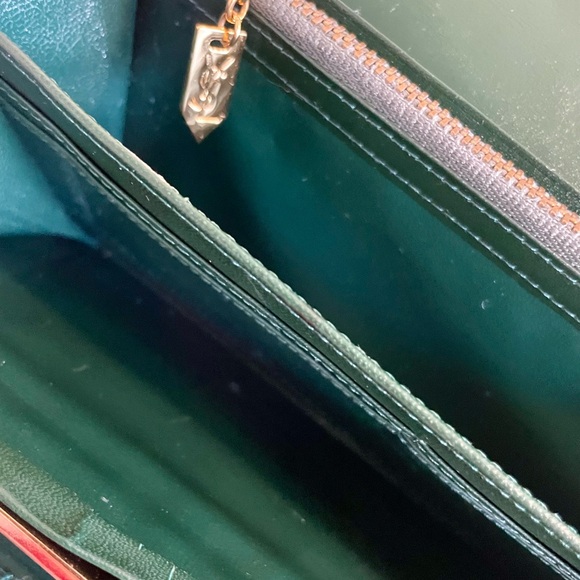 Vintage YSL Green Croc Wallet - Picture 10 of 15